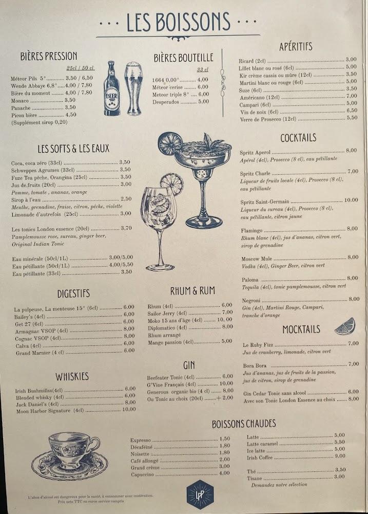 Le Pied de Poule - Menu Image 1