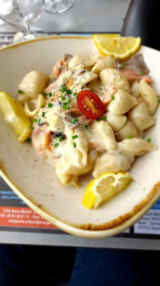 Pâtes Au Saumon Fumé